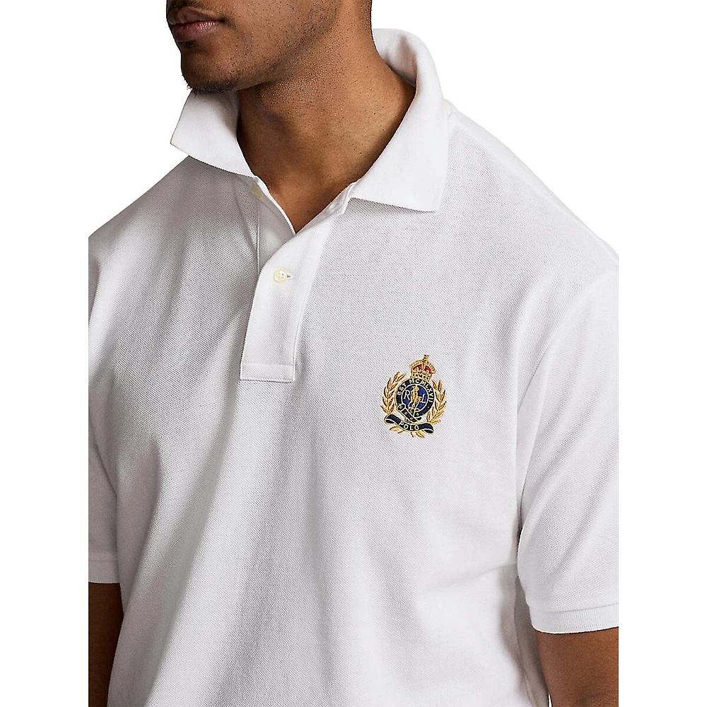 Big & Tall Triple-Pony Mesh Polo Shirt