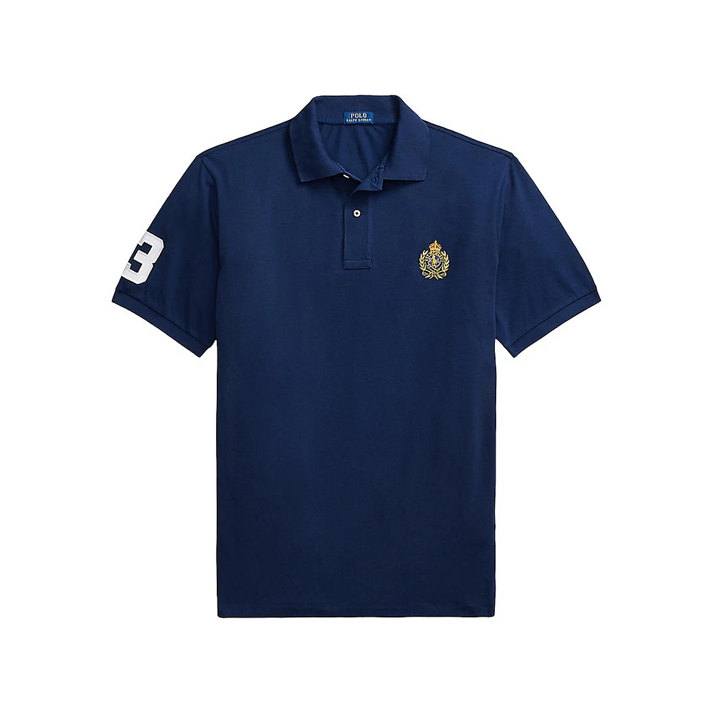 Big & Tall Triple-Pony Mesh Polo Shirt