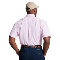 Big & Tall Gingham Oxford Short-Sleeve Shirt