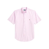 Big & Tall Gingham Oxford Short-Sleeve Shirt