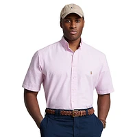 Big & Tall Gingham Oxford Short-Sleeve Shirt