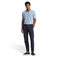 Polo en coton doux coupe classique