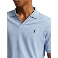 Polo en coton doux coupe classique