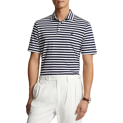 Classic-Fit Striped Polo Shirt