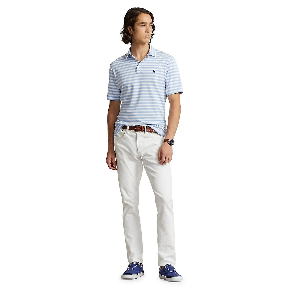 Classic-Fit Striped Polo Shirt