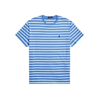 T-shirt en jersey rayé coupe slim personnalisé
