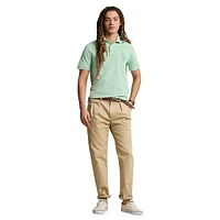 Slim-Fit Big Pony Mesh Polo Shirt