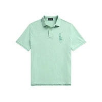 Slim-Fit Big Pony Mesh Polo Shirt