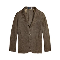 Modern-Fit Herringbone Patch-Pocket Sport Coat