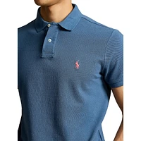 Classic-Fit Mesh Polo Shirt