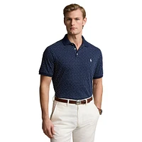 Classic-Fit Paisley Dot-Print Polo Shirt