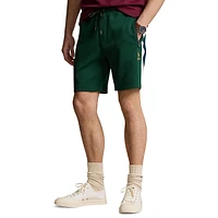 Double-Knit Side-Striped Shorts