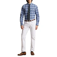 Classic-Fit Plaid Oxford Shirt