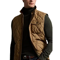 Diamond-Quilted Polyfill Utility Vest