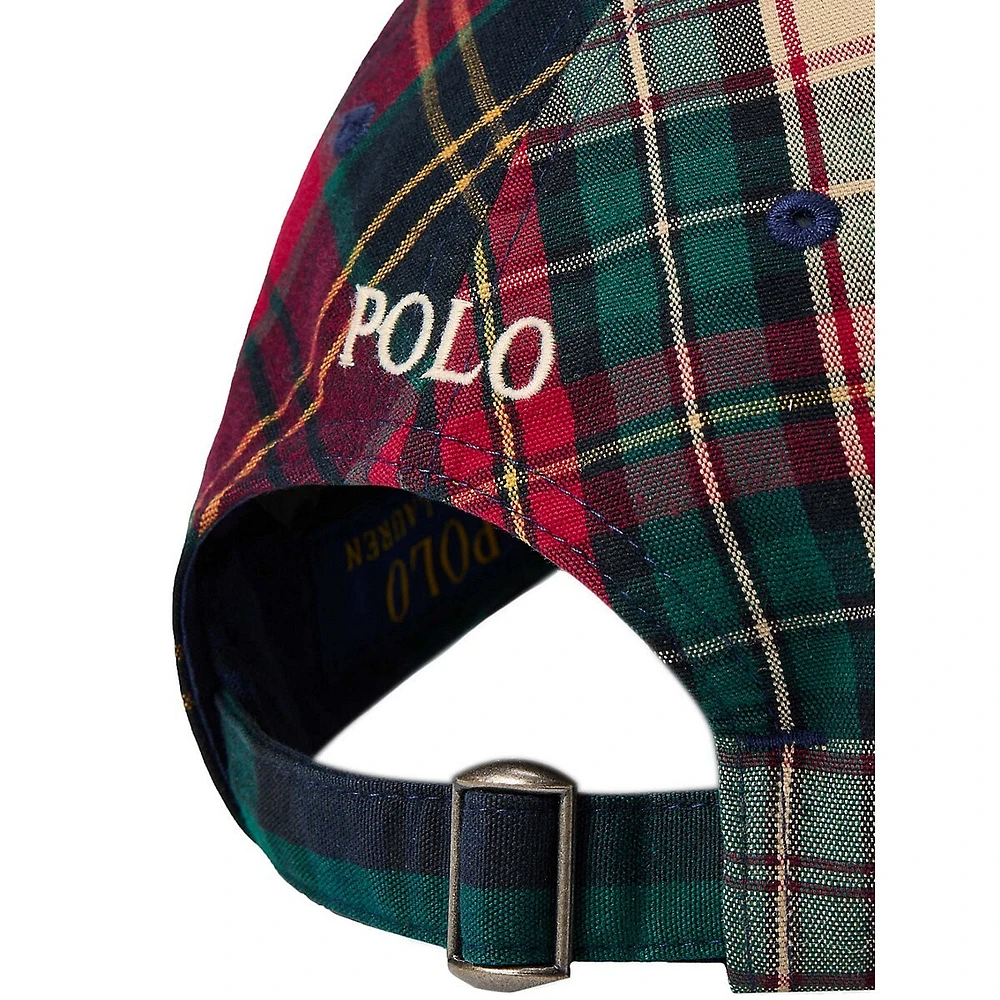 Plaid Oxford Ball Cap