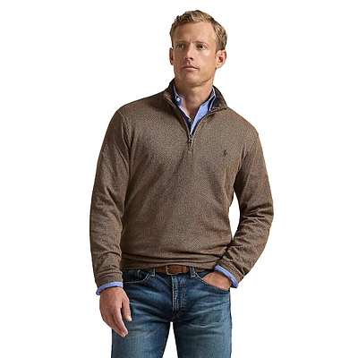 Luxury Jersey Herringbone Pullover