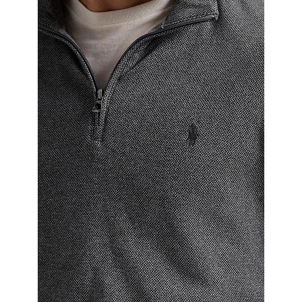 Luxury Jersey Herringbone Pullover