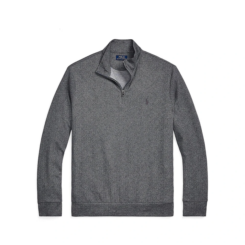 Luxury Jersey Herringbone Pullover