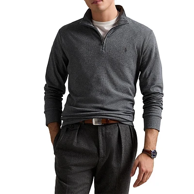 Luxury Jersey Herringbone Pullover