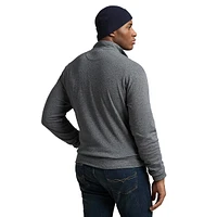 Big & Tall Luxury Jersey Herringbone Pullover