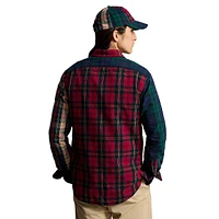 Classic-Fit Plaid Oxford Fun Shirt