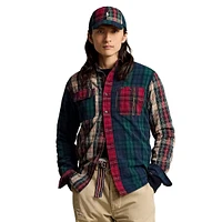 Classic-Fit Plaid Oxford Fun Shirt