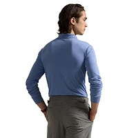 Classic-Fit Long-Sleeve Cotton Polo Shirt