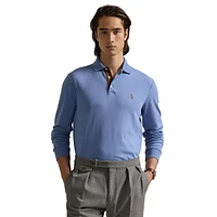 Classic-Fit Long-Sleeve Cotton Polo Shirt