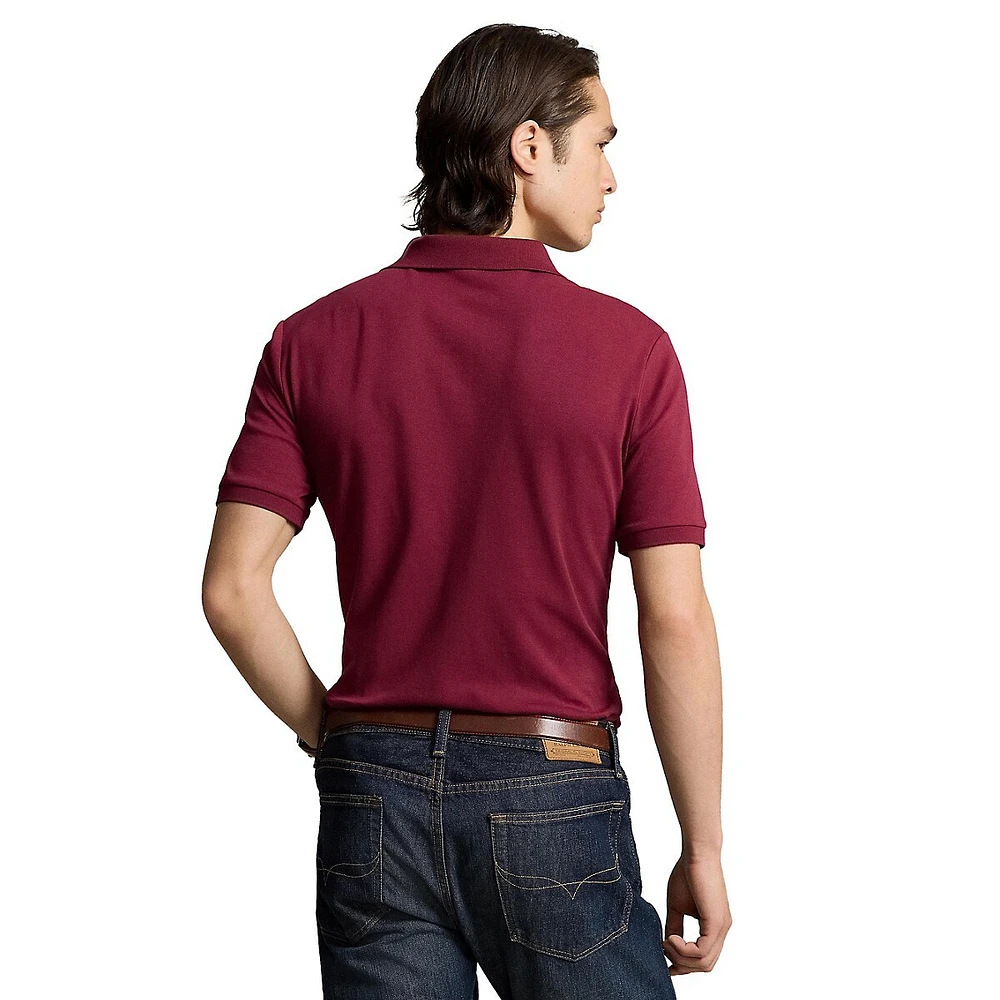 Custom-Slim Fit Cotton Polo Shirt