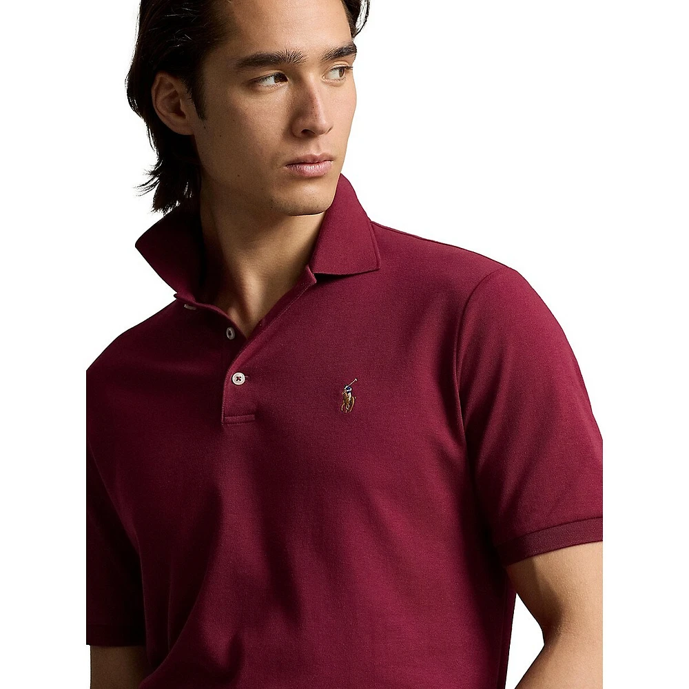 Custom-Slim Fit Cotton Polo Shirt