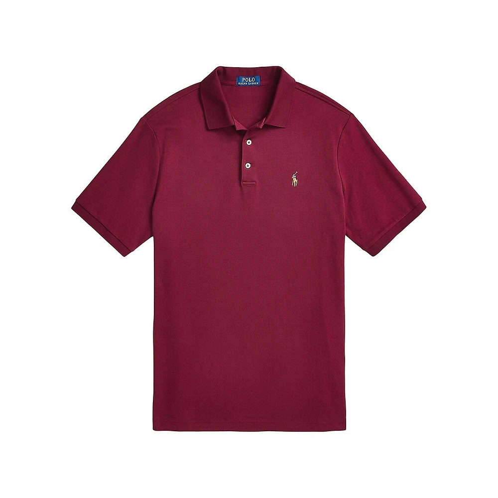 Custom-Slim Fit Cotton Polo Shirt