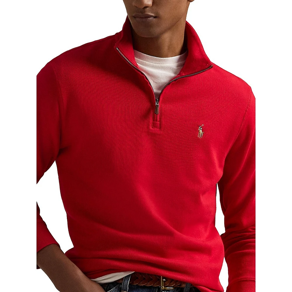 Estate-Rib Quarter-Zip Pullover