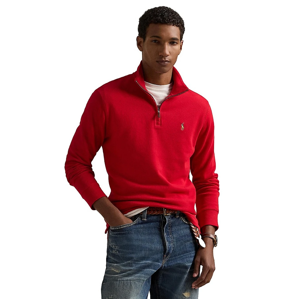 Estate-Rib Quarter-Zip Pullover