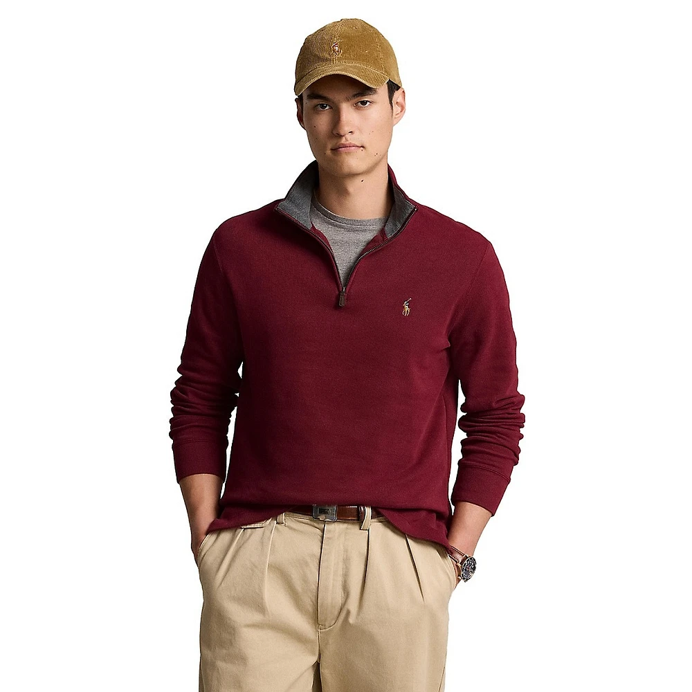 Estate-Rib Quarter-Zip Pullover