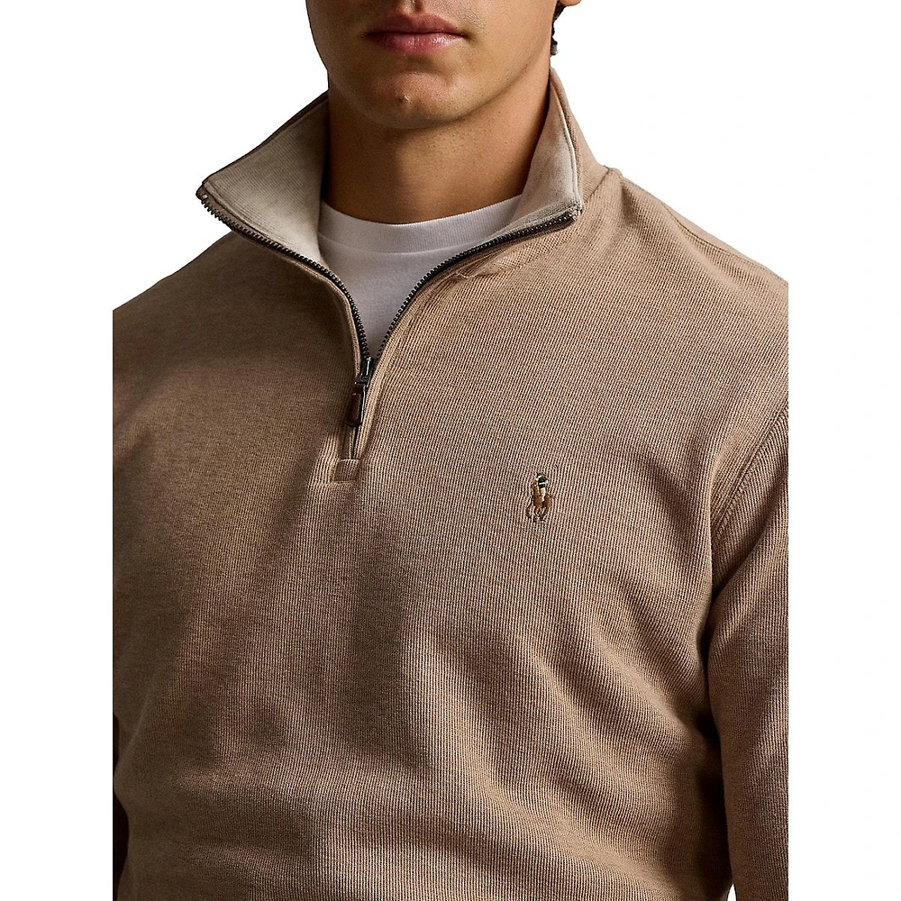 Estate-Rib Quarter-Zip Pullover