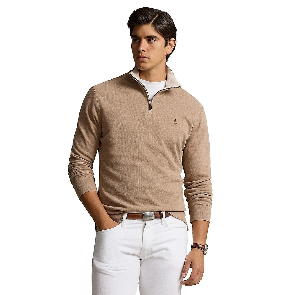 Estate-Rib Quarter-Zip Pullover