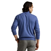 Luxury Jersey Quarter-Zip Pullover