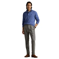 Luxury Jersey Quarter-Zip Pullover