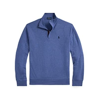 Luxury Jersey Quarter-Zip Pullover