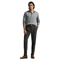 Luxury Jersey Quarter-Zip Pullover