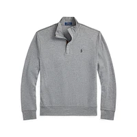 Luxury Jersey Quarter-Zip Pullover