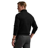 Luxury Jersey Quarter-Zip Pullover