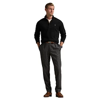 Luxury Jersey Quarter-Zip Pullover