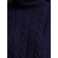 Cable-Knit Wool-Cashmere Sweater