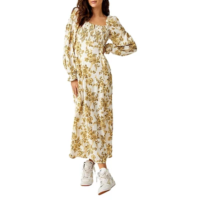 Jaymes Floral Midi Dress