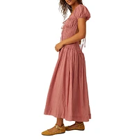 Feeling Bonita Midi Smocked Dress