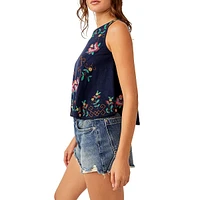 Fun And Flirty Embroidered Top