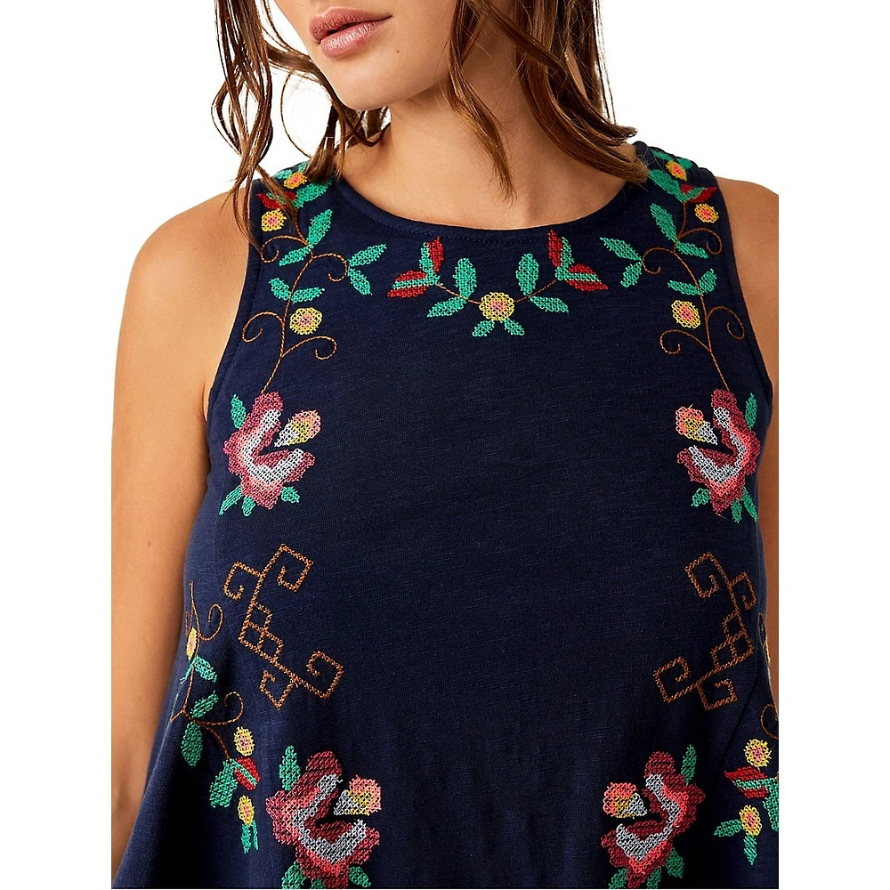 Fun And Flirty Embroidered Top