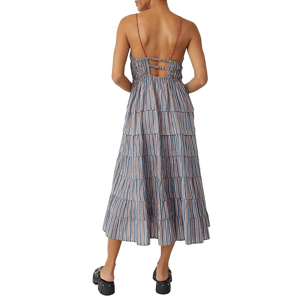 Going Steady Midi Slip Dress