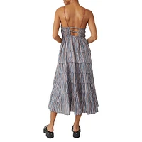 Going Steady Midi Slip Dress